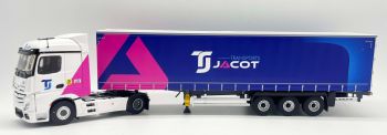 ELI118523 - MERCEDES-BENZ Actros 5 4x2 con remolque de lona de 3 ejes JACOT Transport