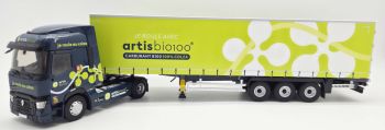 ELI118846 - RENAULT T 480 2021 4x2 con remolque de lona de 3 ejes, ARTIS BIO 100