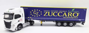 ELI118852 - IVECO S-WAY NP 4x2 con remolque de lona de 3 ejes, ZUCCARO TRANSPORTI BLU