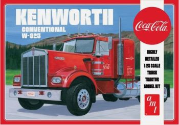 AMT1286/06 - KENWORTH Conventional W-925 6x4 - COCA-COLA para montar y pintar