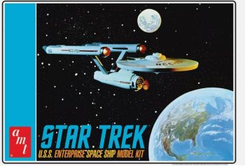 AMT1296/12 - U.S.S. Enterprise Space Ship - STAR TREK para montar y pintar