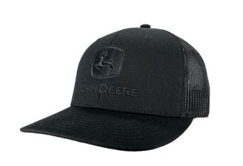 MC13080561BK - Gorra negra con malla de JOHN DEERE