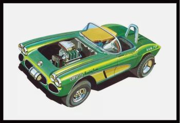 AMT1318/12 - CHEVROLET Corvette 1962 para montar y pintar