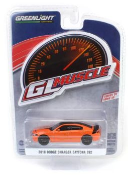 GREEN13360-E - DODGE Charger Daytona 392 2018 naranja de la serie GL MUSCLE en blister