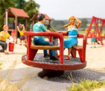 NOC13403 - Carrusel infantil con micromovimiento - 5 x 5 x 5,4 cm