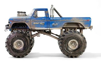 GREEN13694 - FORD F-250 Monster Truck versión sucia #1- 1974 - BIGFOOT