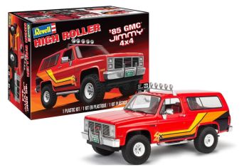 REV14577 - GMC Jimmy 4x4 High Roller rojo de 1985 - Para armar y pintar