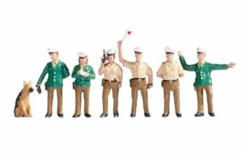 NOC15090 - 6 policías alemanes con accesorios