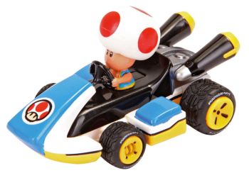 CARRERA15817039-C - Kart de fricción azul MARIO KART en caja - Toad