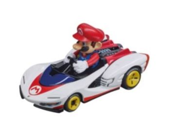 CARRERA15817069-B - Coche de fricción blanco MARIO KART en caja - Mario