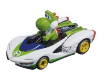 CARRERA15817069-D - Coche de fricción blanco MARIO KART en caja - Yoshi
