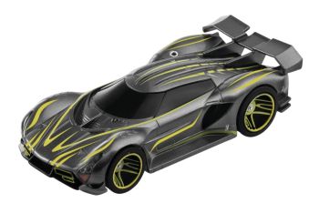 CARRERA15817084-B - Hyper Sportcar tuning gris y amarillo de fricción