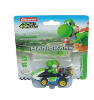 CARRERA15818316 - Karting de fricción MARIO KART en blíster - Yoshi
