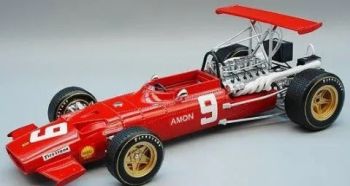 TM18-200D - FERRARI 312 F1 #9 GP de Sudáfrica 1969 C.AMON - Limitada a 105 ejemplares