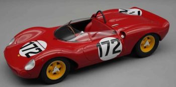 TM18-234D - FERRARI 206 #175 Ganador del Dino SP Corse de cote Ollon-Villars 1965 L.SCARFLOTTI
