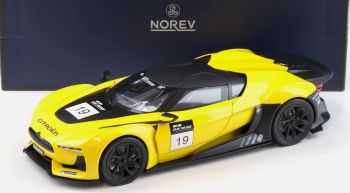 NOREV181609 - GT by CITROEN 2008 Amarillo y Negro - Coche Conceptual - Edición Limitada a 200 unidades.