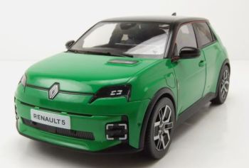 NOREV185502 - RENAULT 5 E-Tech 100% Eléctrico 2024 Verde Pop y Negro