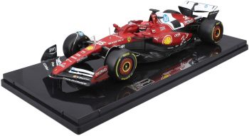 BUR16822L - Caja de cristal - FERRARI SF-25 n.º 16 GP de Australia C. LECLERC - Edición Deluxe