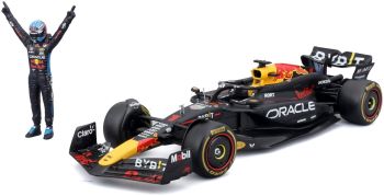 BUR28060V - Caja - Oracle Red Bull RB20 n.º 1 GP de Las Vegas 2024 con piloto M. Verstappen