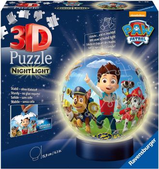 RAV118427 - Puzzle 3D Nightlight 72 Piezas PAW PATROL
