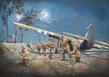 ITA1356 - Avión AS.51 Horsa MK.I con British Paratroops para montar y pintar