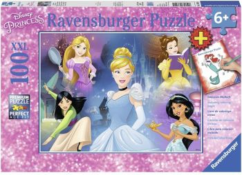 RAV136995 - Rompecabezas de 100 piezas de princesas cautivadoras
