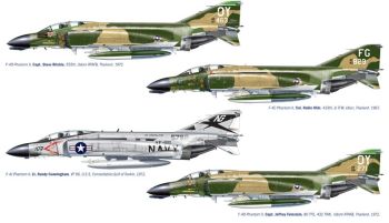 ITA1373 - Avión F-4 Phantom D Aces para montar y pintar
