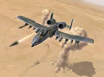 ITA1376 - Avión A-10 A/C Thunderbolt II para montar y pintar