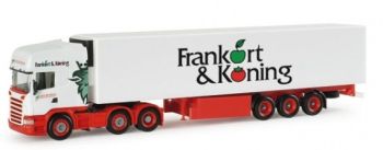 HER154680 - SCANIA R Topline 6x2 con remolque frigorífico de 3 ejes JAN DE WAAL