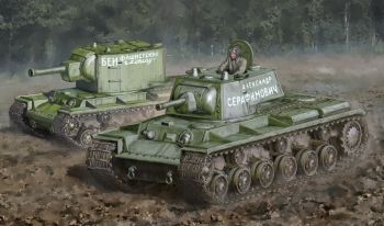 ITA15763 - Tanques KV-1 / KV-2 para montar y pintar