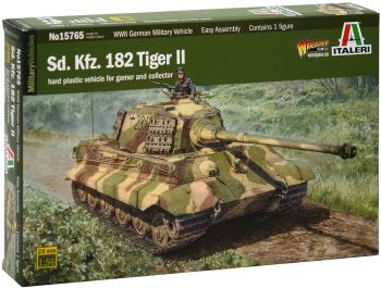 ITA15765 - Depósito con conductor King Tiger para montar y pintar