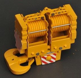 YCC206-2 - Gancho 450 Tons 18 Poleas "Amarillo; Rojo y Blanco" LIEBHERR
