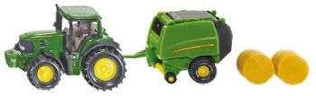 SIK1665 - Tractor JOHN DEERE 7530 con empacadora JOHN DEERE 990 y 2 pacas