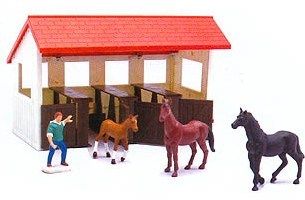 NEW05355D - Kit granja + caballos y 1 personaje