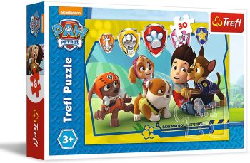 TRF18239 - Puzzle 30 Piezas PAW PATROL: Rider y sus amigos