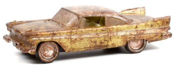 GREEN18261 - PLYMOUTH Belvedere 1957 TULSARAMA Oro y Blanco sin restaurar
