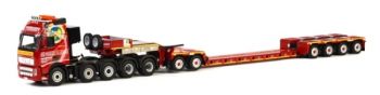WSI01-1257 - VOLVO FH2 10x4 con portaequipajes pesados Nooteboom 2+4 JAN COESENS