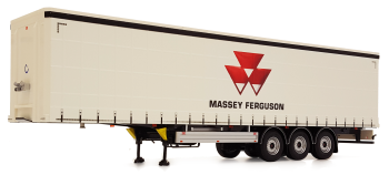 MAR1902-01-04 - Remolque de lona de 3 ejes MASSEY FERGUSON edition