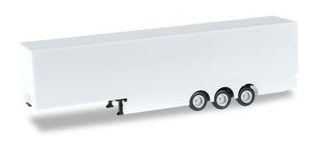 HER076685 - Remolque furgoneta SCHMITZ 3 ejes blanco