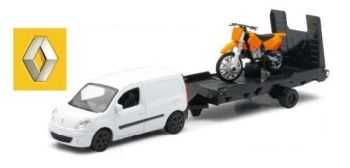 NEW19815A - RENAULT Kangoo con bandeja y motocross naranja