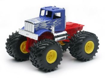 NEW19936A - Monster truck camión azul con llamas