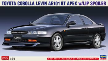 HAW20582 - TOYOTA Corolla Levin AE GT APEX Negro para montar y pintar