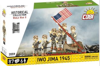 COB2059 - Izamiento de la bandera en IWO Jima 1945 - 85 piezas