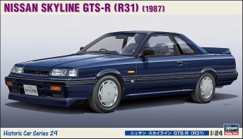 HAW21129 - NISSAN Skyline GTS-R R31 1987 Azul para montar y pintar