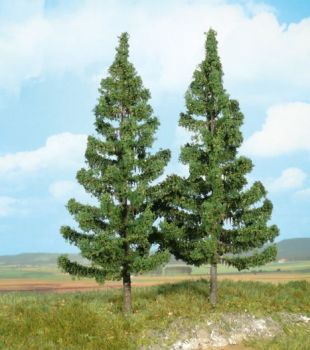 HEK2125 - 2 abetos de montaña 17 cm