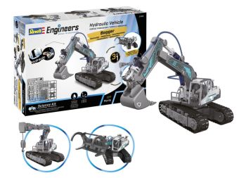 REV21305 - Excavadora hidráulica 3 en 1 para montar