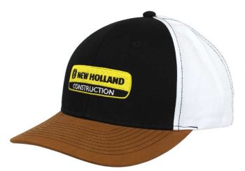 CASNH2201 - NEW HOLLAND Construcción gorra marrón blanco y negro