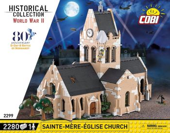 COB2299 - Eglise de Ste-Mère-Eglise junio 1944 - 2280 Monedas