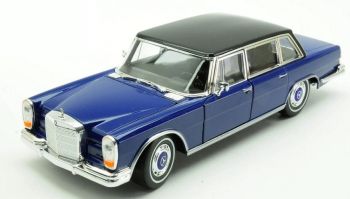 WEL24121W-BLEU - MERCEDES-BENZ 600 1963 Azul