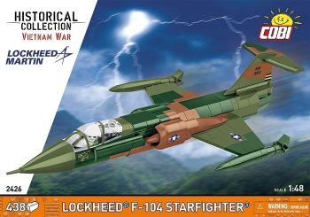 COB2426 - Avión militar LOCKHEED F-104 Starfighter - 438 piezas